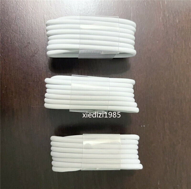 3-PACK OEM USB Data Fast Charger Cable Cord For Apple iPhone 5 6 7 8 X 11 12 MAX