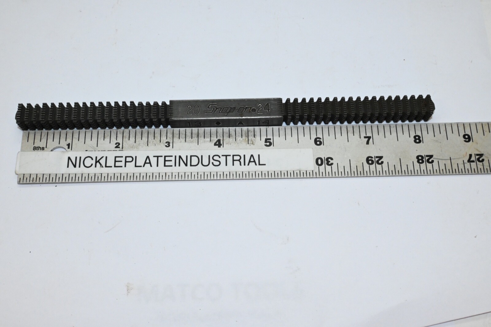 Snap-On Tools Thread File TF1124B Sizes 11 12 13 14 16 18 20 & 24