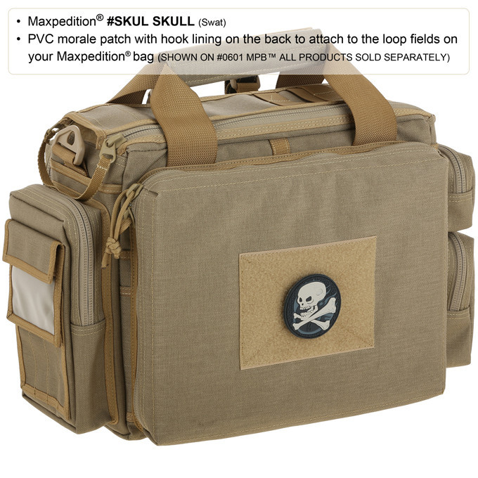 PVC Patch - MAXPEDITION - Screaming SKULL - ARID Multicam pattern