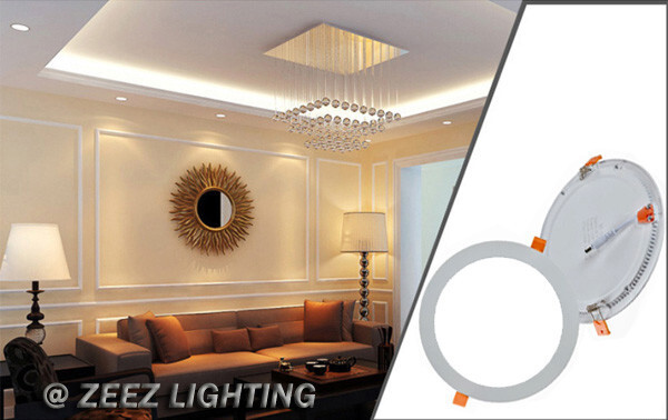 25W 11-Inch Square Cool White LED Recessed Ceiling Panel Light Canless Fixture