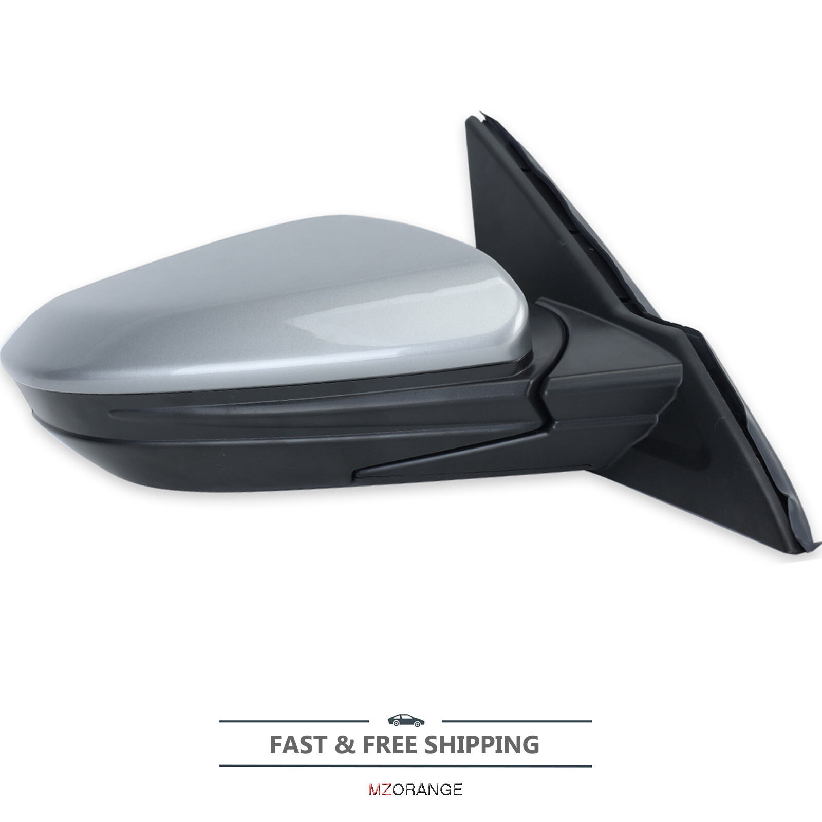Lunar Silver Metallic Right Side Mirror For Honda Civic LX DX 2016-2020 2021 RH