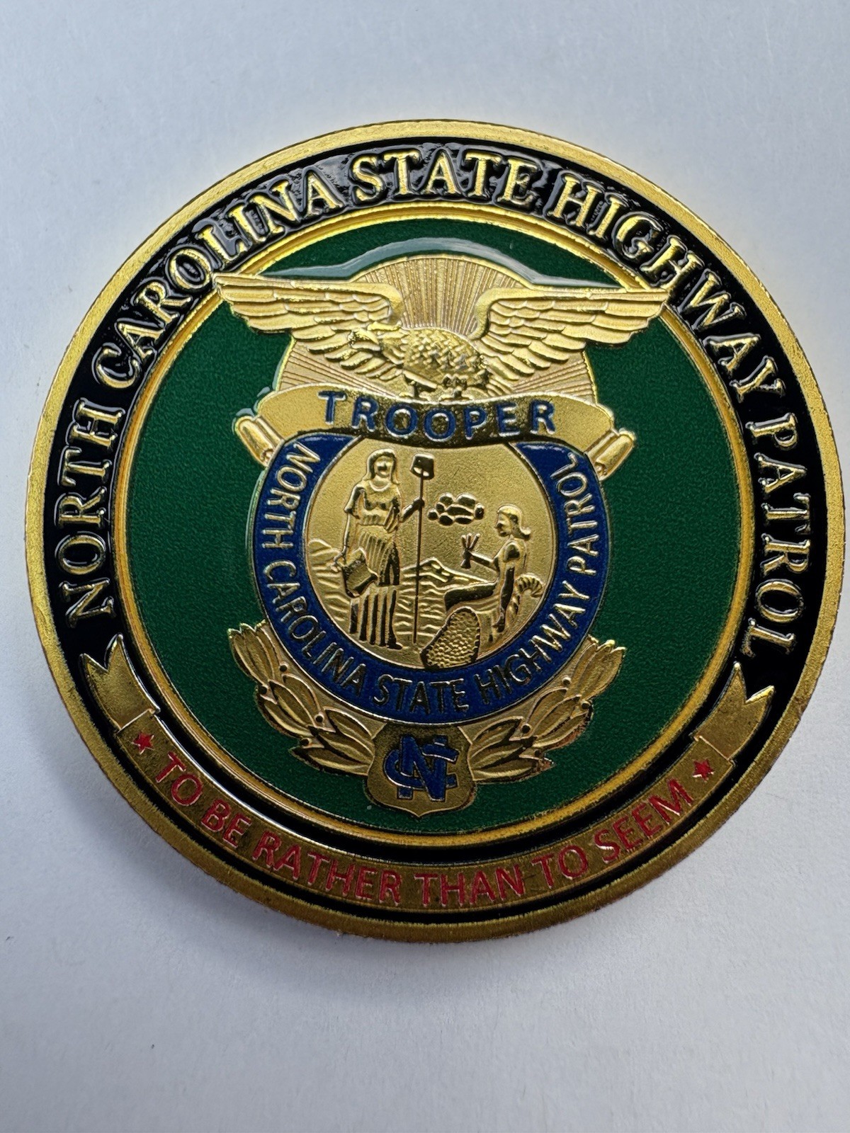 North Carolina State Highway Patrol Police Challenge Coin
