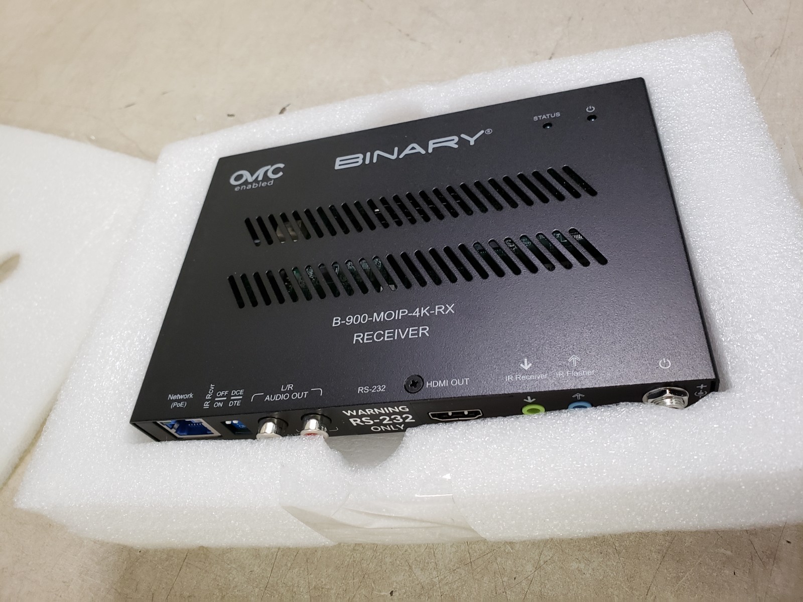 Binary 4K HDR RS-232 IR Control