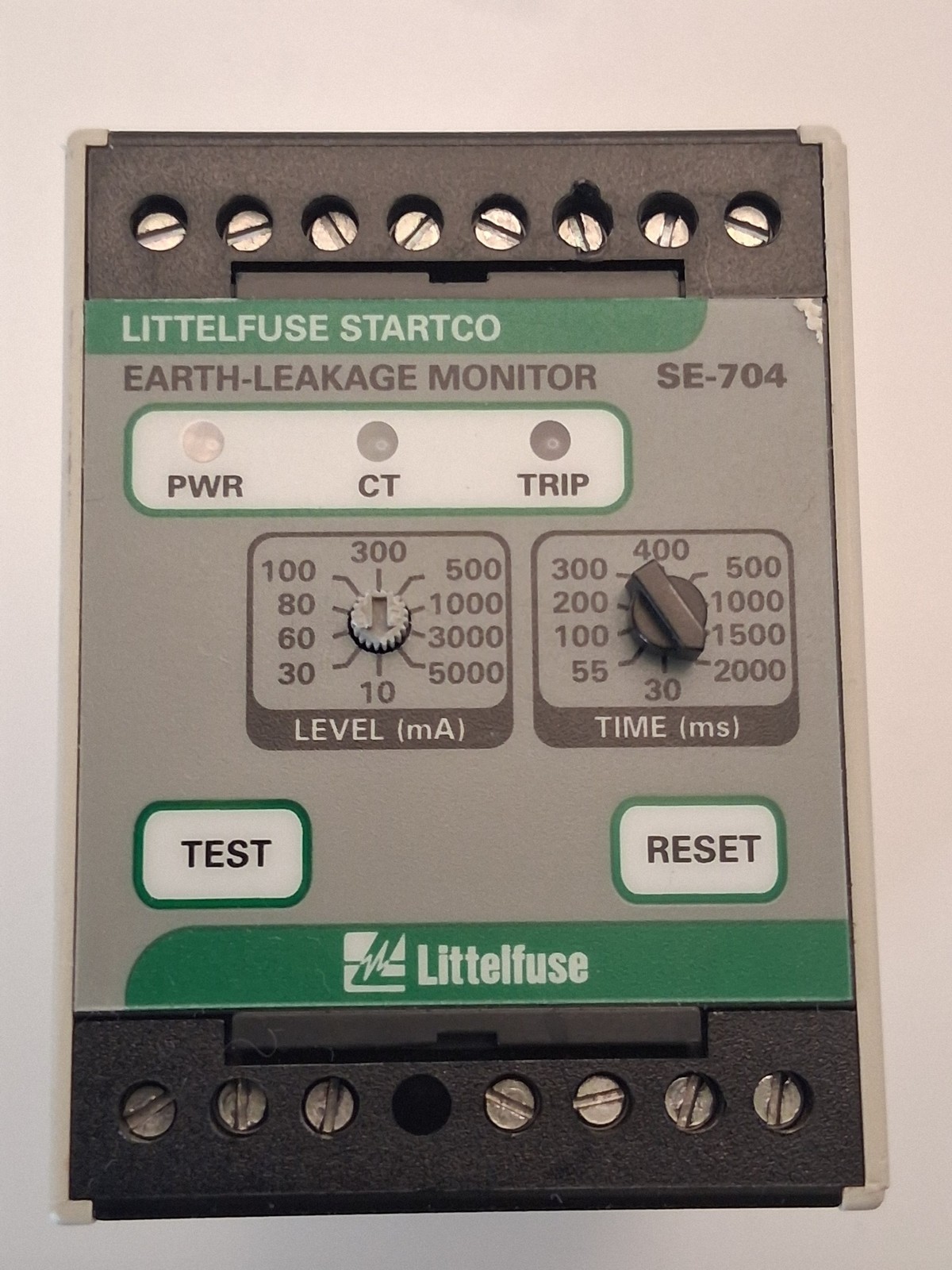 Littelfuse SE-704 Earth Leakage Monitor Industrial Safety Device ( NEW )