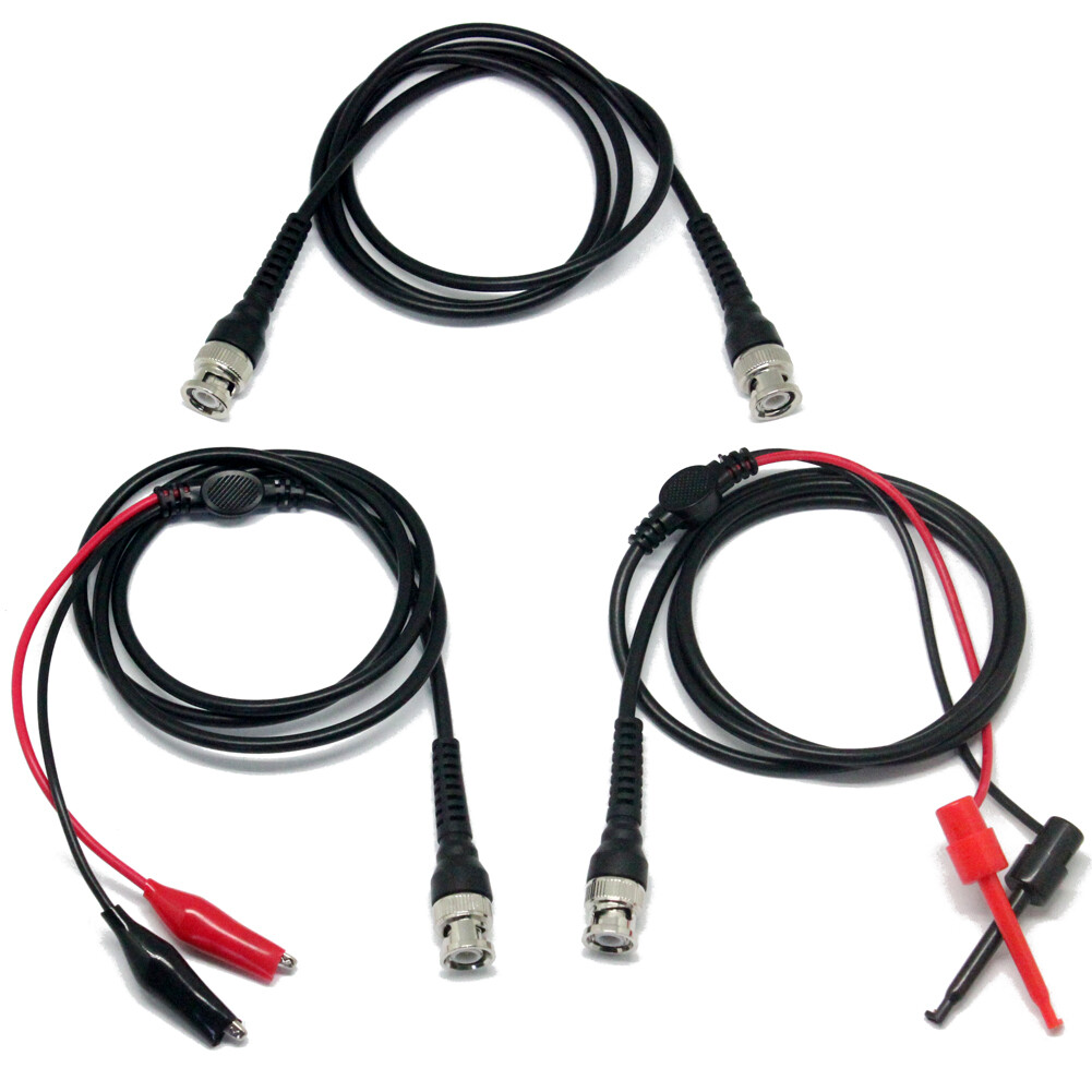 3pcs Test Clip to BNC Male And BNC to Alligator Test Clip an BNC cable P1034 USA