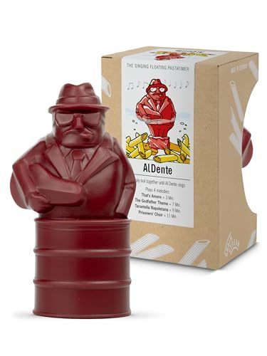 Brainstream Al Dente Musical / Singing Floating Pasta Timer, Red