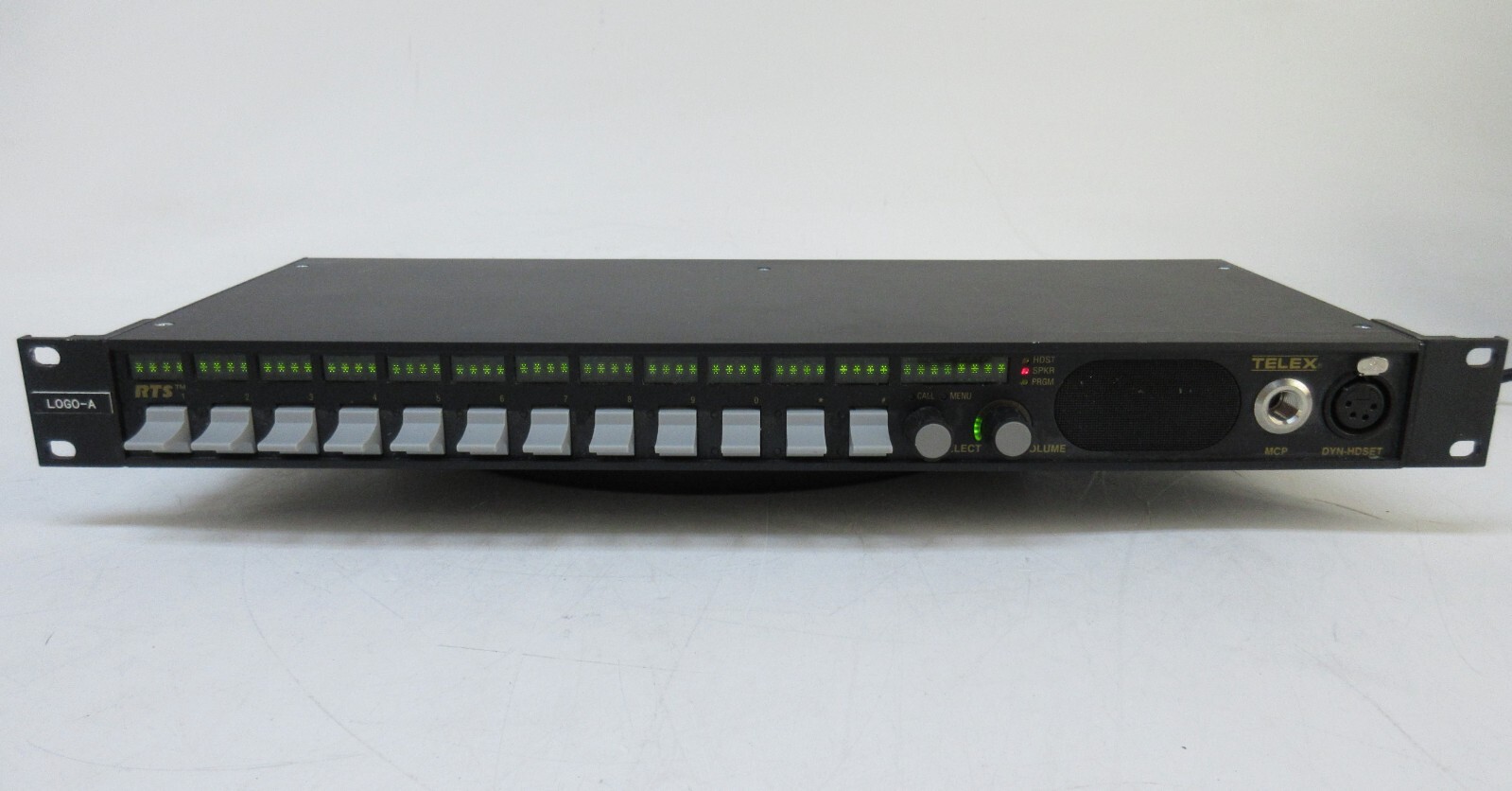 Telex RTS KP12 12 Position Key panel Intercom System Rack Ears, Ext Module
