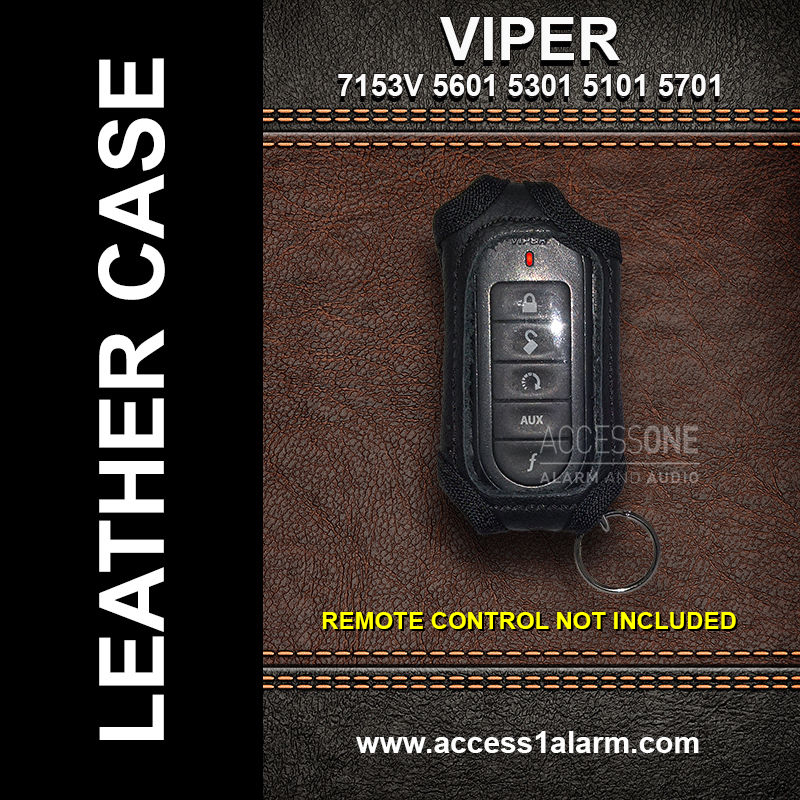 Viper 7153V 1-Way Remote Control Genuine Leather Protective Case For Viper 5601