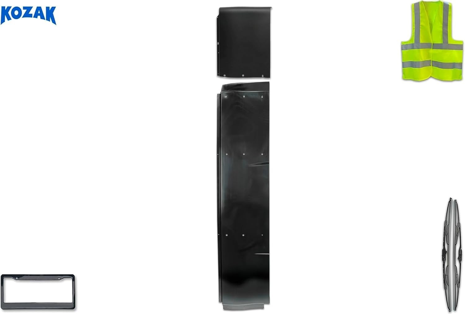 Top & Lower Wind Fairing Cab Extenders Right Compatible with International LT625