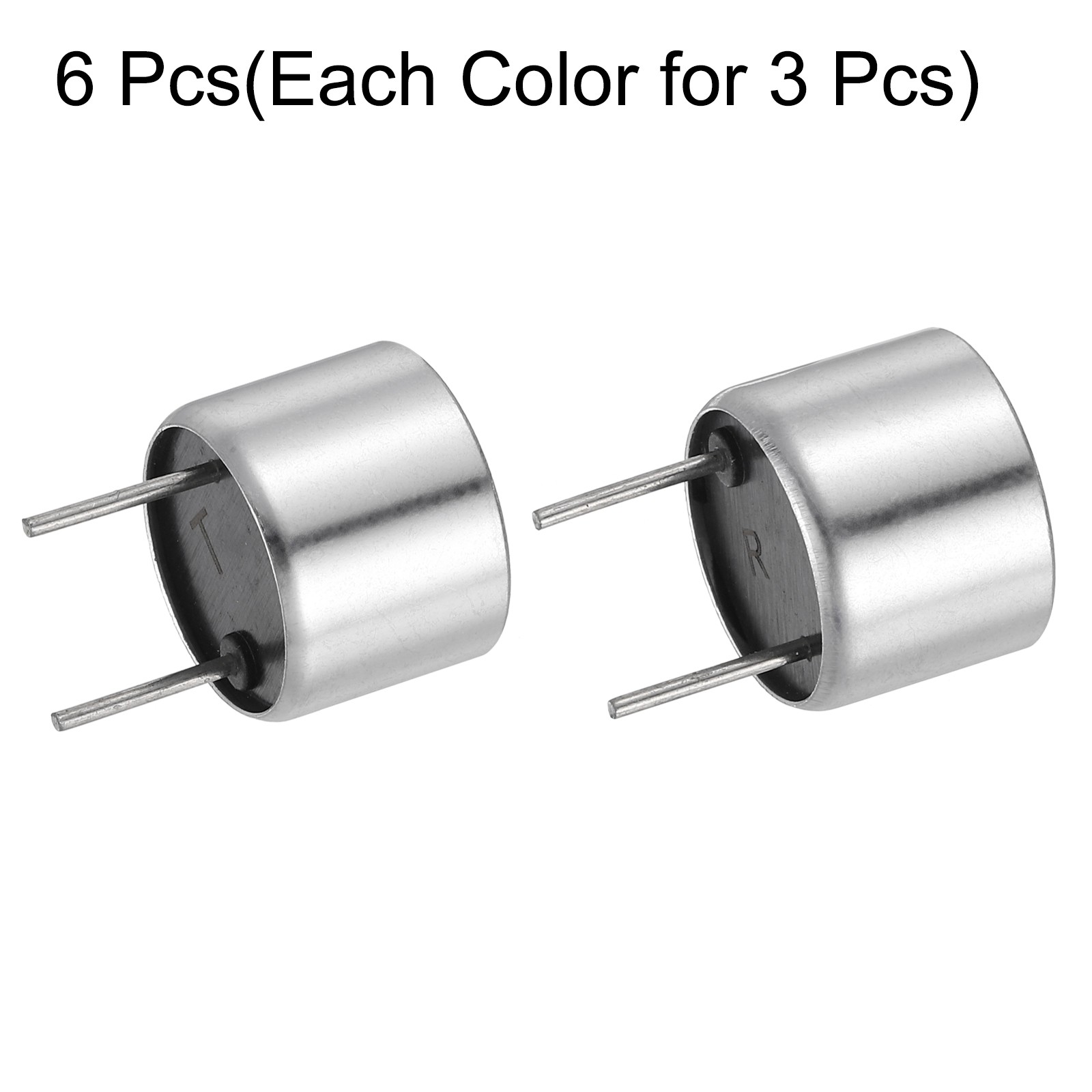 6 Pcs Ultrasonic Module Distance Sensor TCT40-16R/T High Precision, Silver