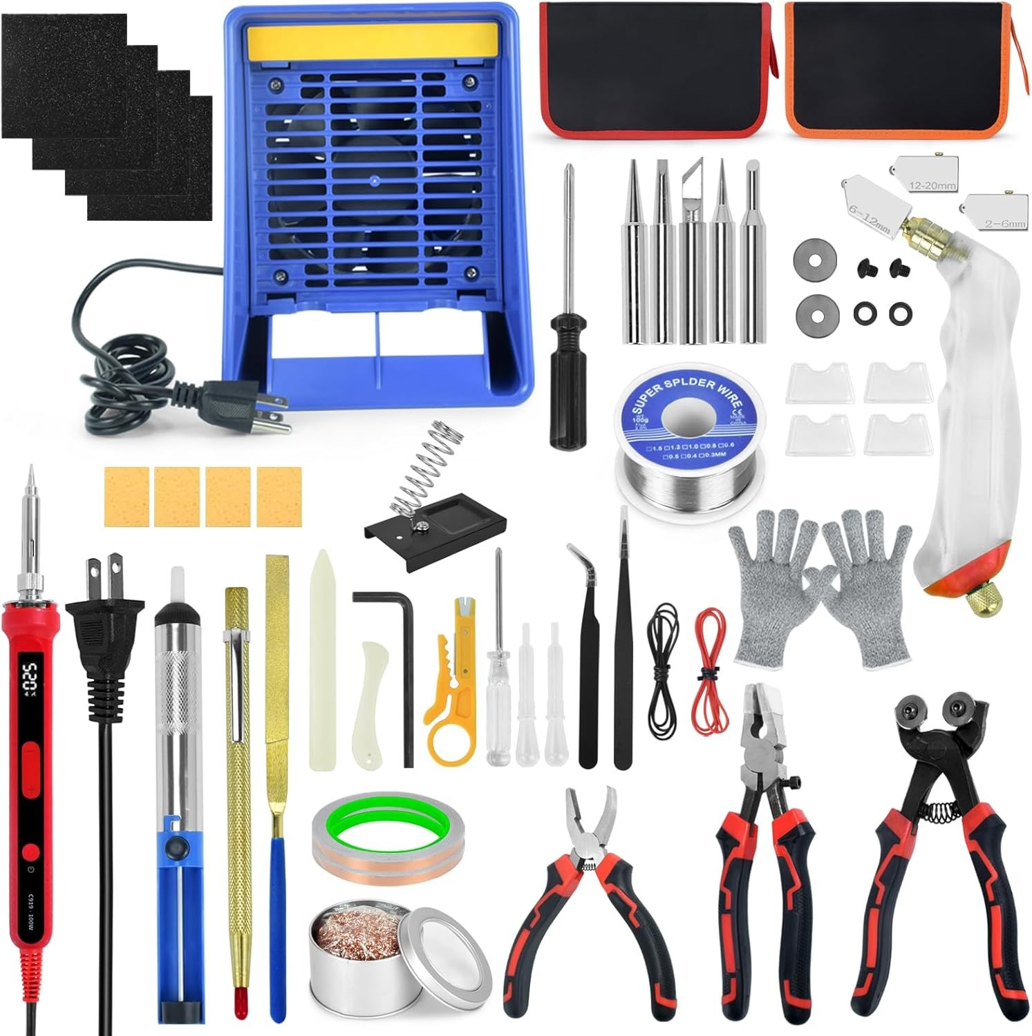 Stained Glass Kits for Adults Complete Stained Glass Supplies with 100W Solderin