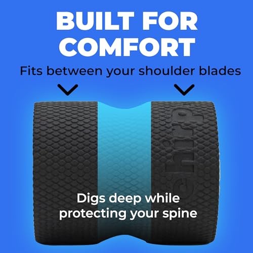 Wheel Foam Roller – Targeted Back & Neck Relief, Lumbar Spine 4" - Focus