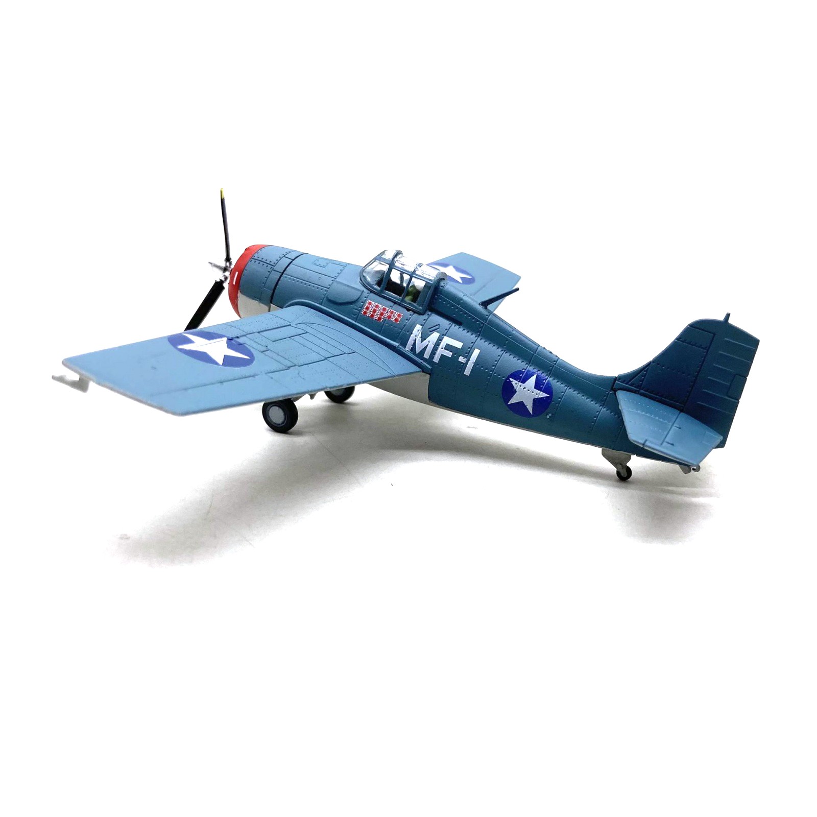 1* 1/72 4.9in WWII For Grumman F4F Wildcat Fighter Model Alloy Model