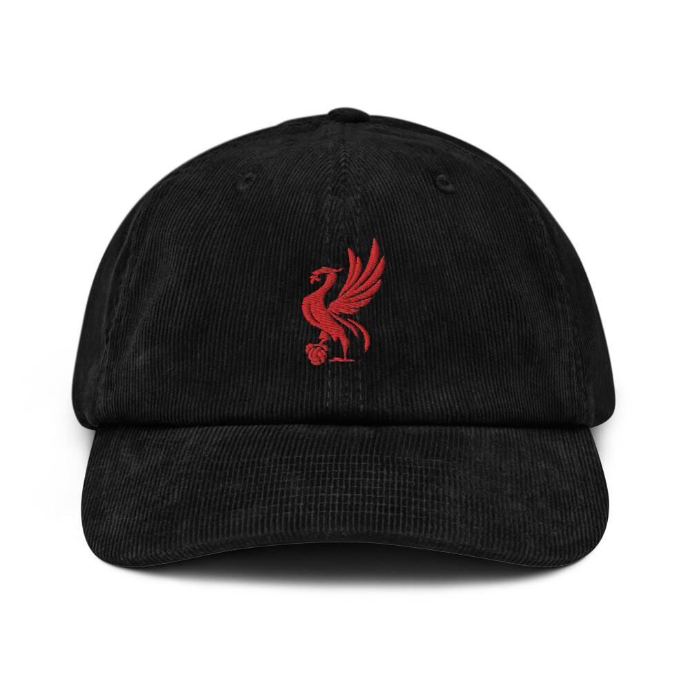 Liverpool FC Minimalist Design Embroidered Corduroy Hat Soccer Football Cap