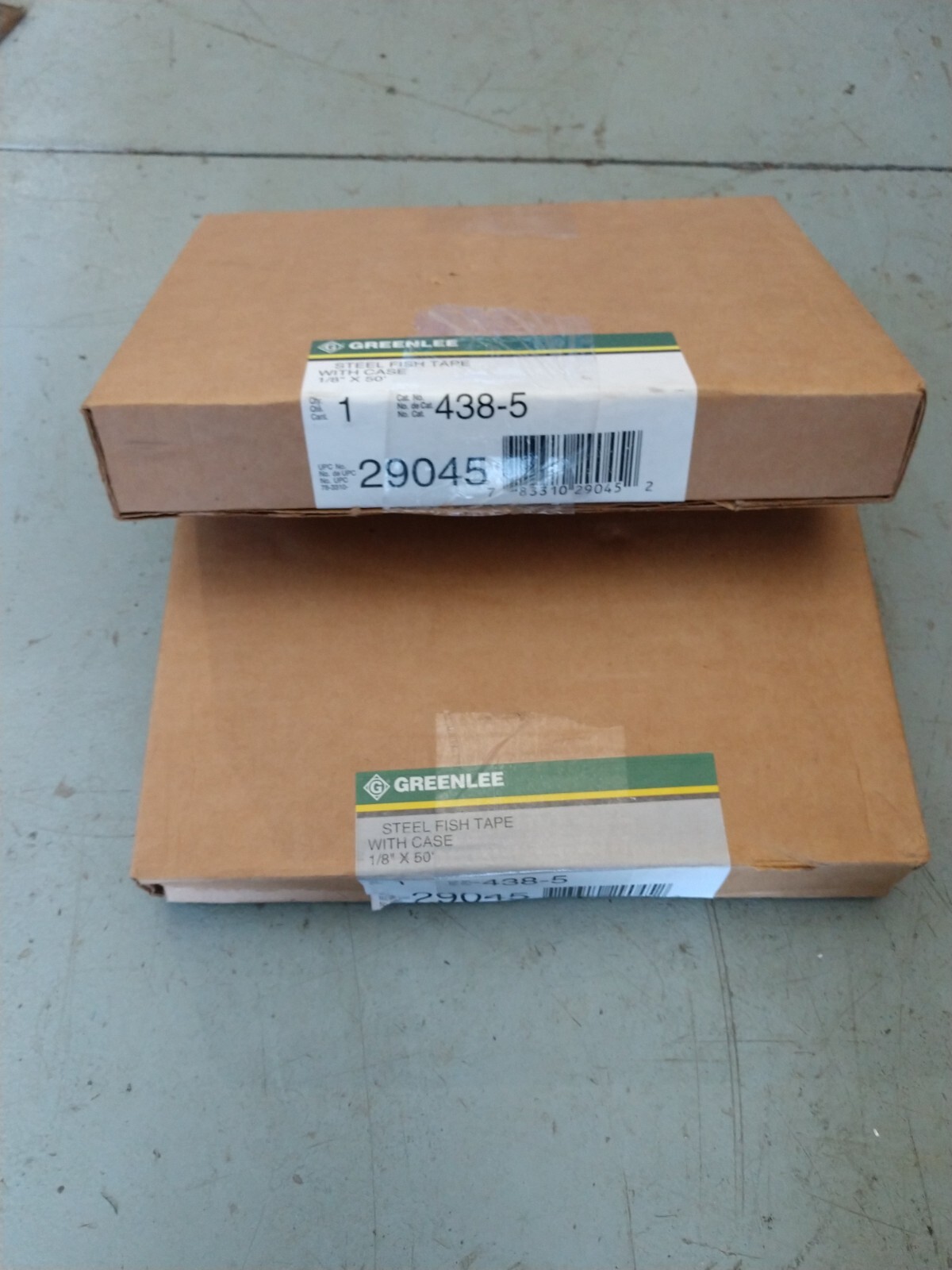 Lot of 2 BRAND NEW GREENLEE 438-5 Steel Fish Tape Wire Puller 50’x 1/8" X .060”