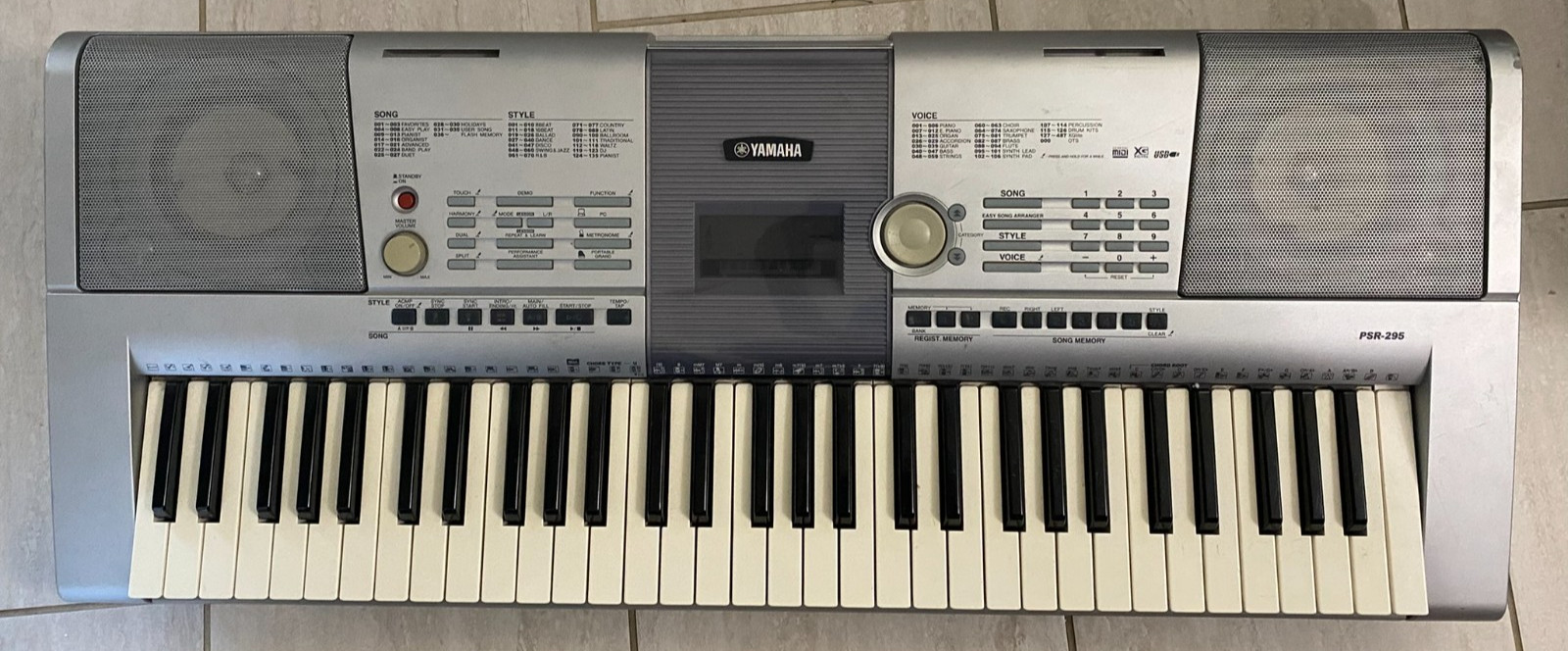 Yamaha 61-Key Touch-Sensitive -Psr295 Keyboard