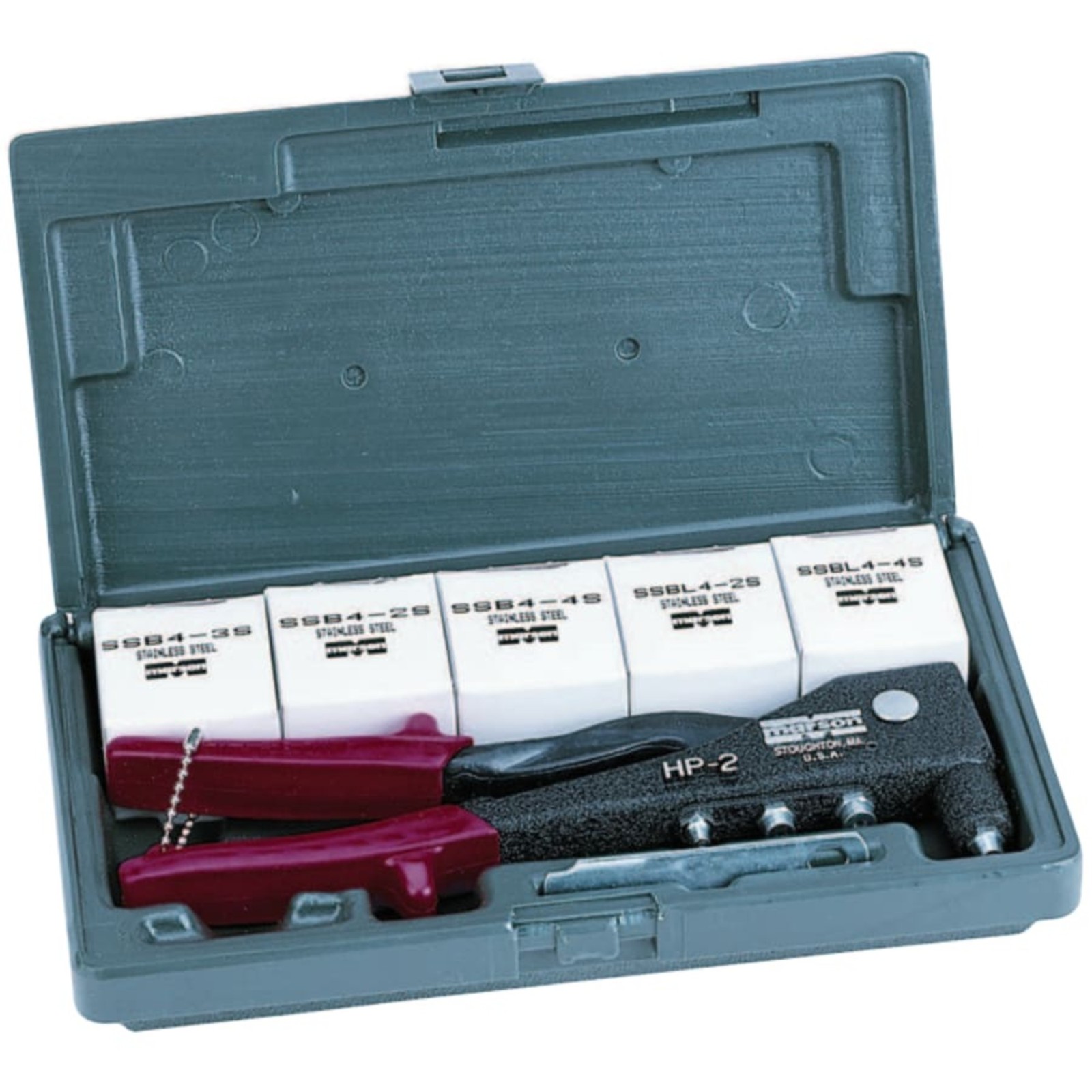 Marson - M39001 - 200 Kit W/hp-2 & Assorted Klik-fast Rivets W/ca, Kit