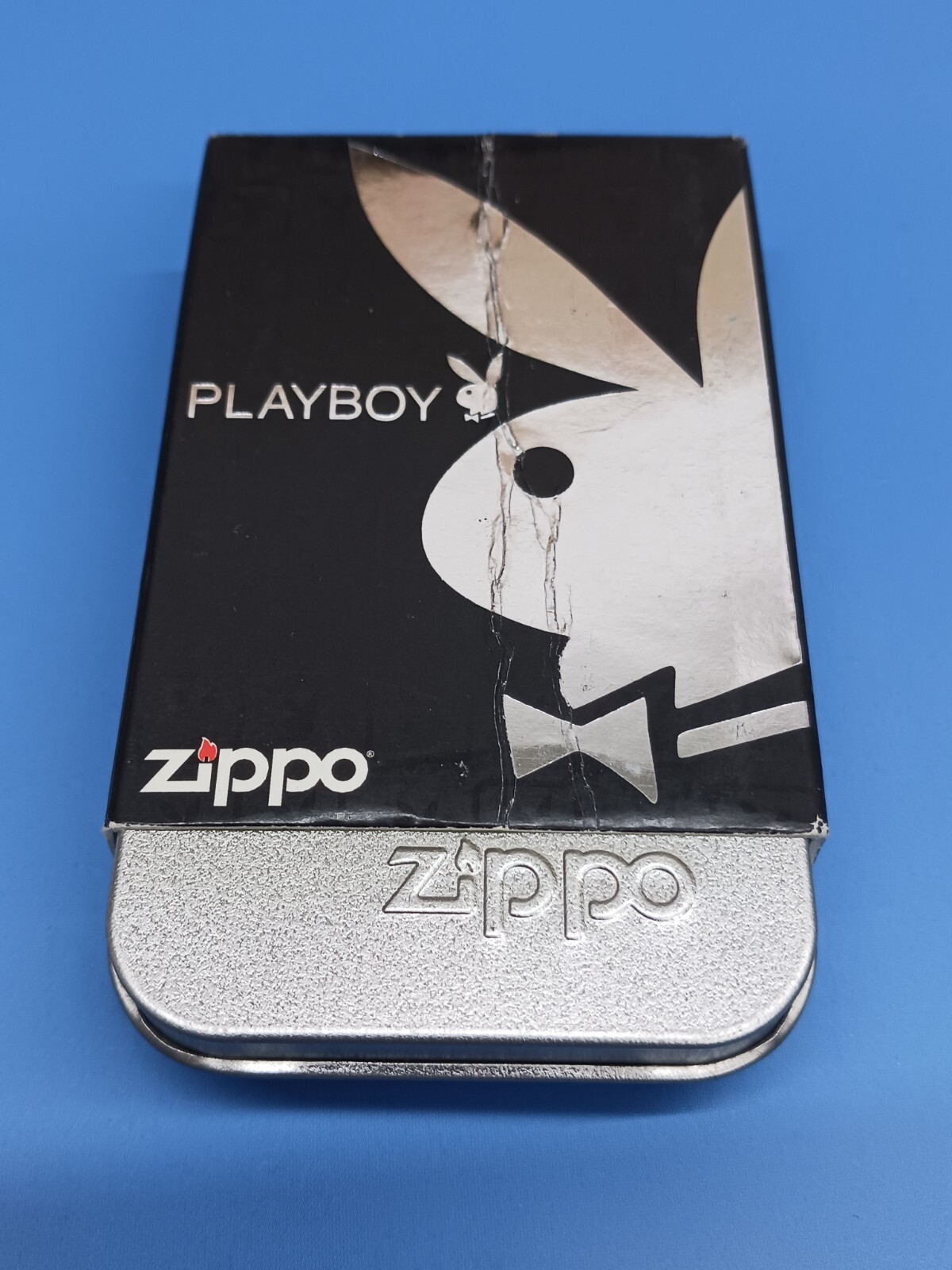 Zippo Playboy Bunny 3D Satin Chrome 21020