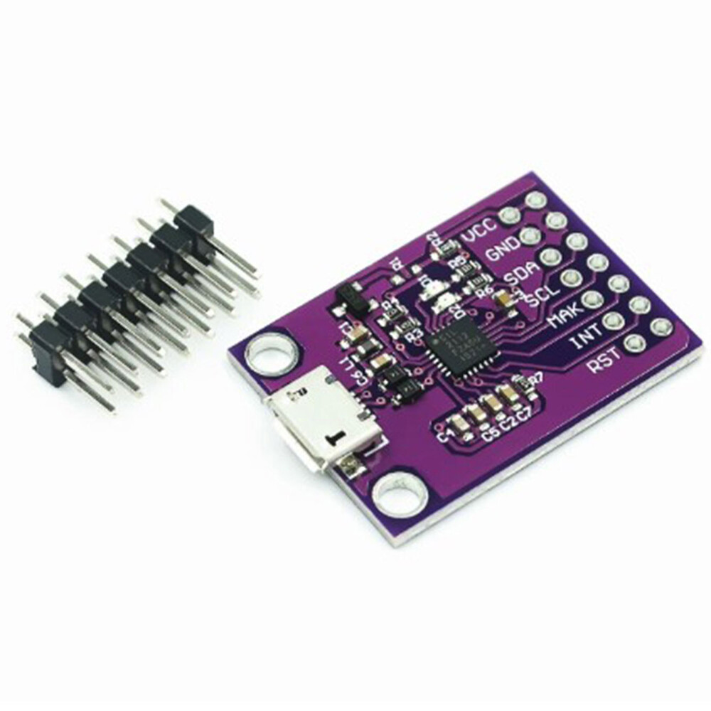 2x CP2112 Debug Board USB to SMBus I2C Communication Module 2.0 MicroUSB