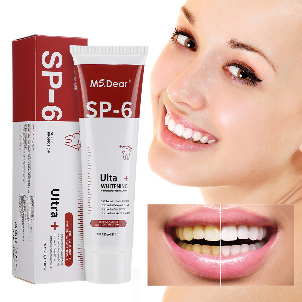 Sp-6 Probiotics Whitening Toothpaste Brightening & Breath Removing Toothpaste US