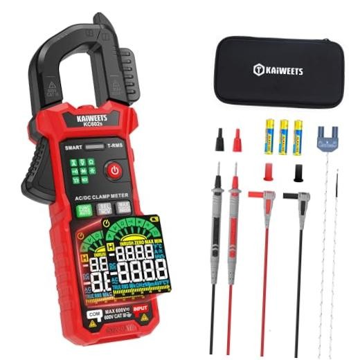 Smart Digital Clamp Meter, 2026 Intelligent Auto Ranging Multimeter 600A TRMS