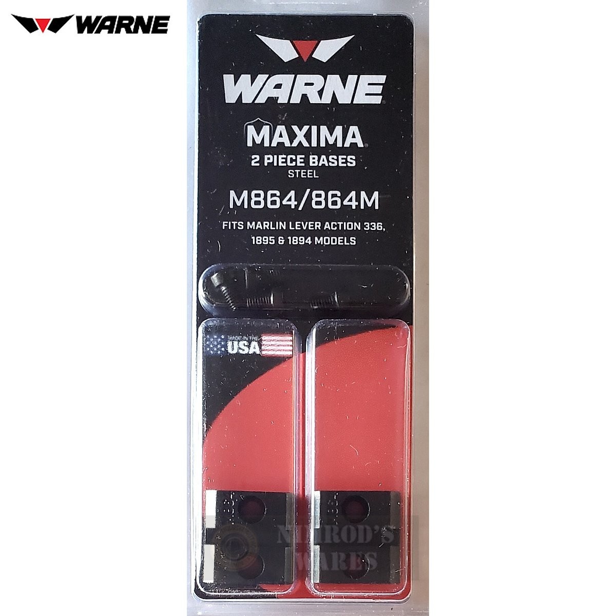 WARNE Marlin Henry Glenfield Lever Action Maxima Scope BASE M864/864M FAST SHIP