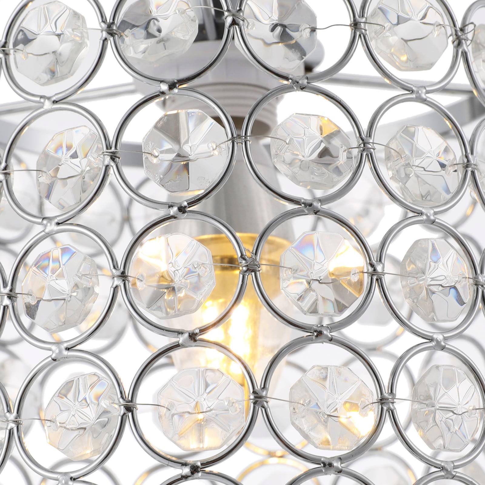 Crystal Pendant Light Modern Indoor Decor Pendant Lighting Ceiling Hanging Light