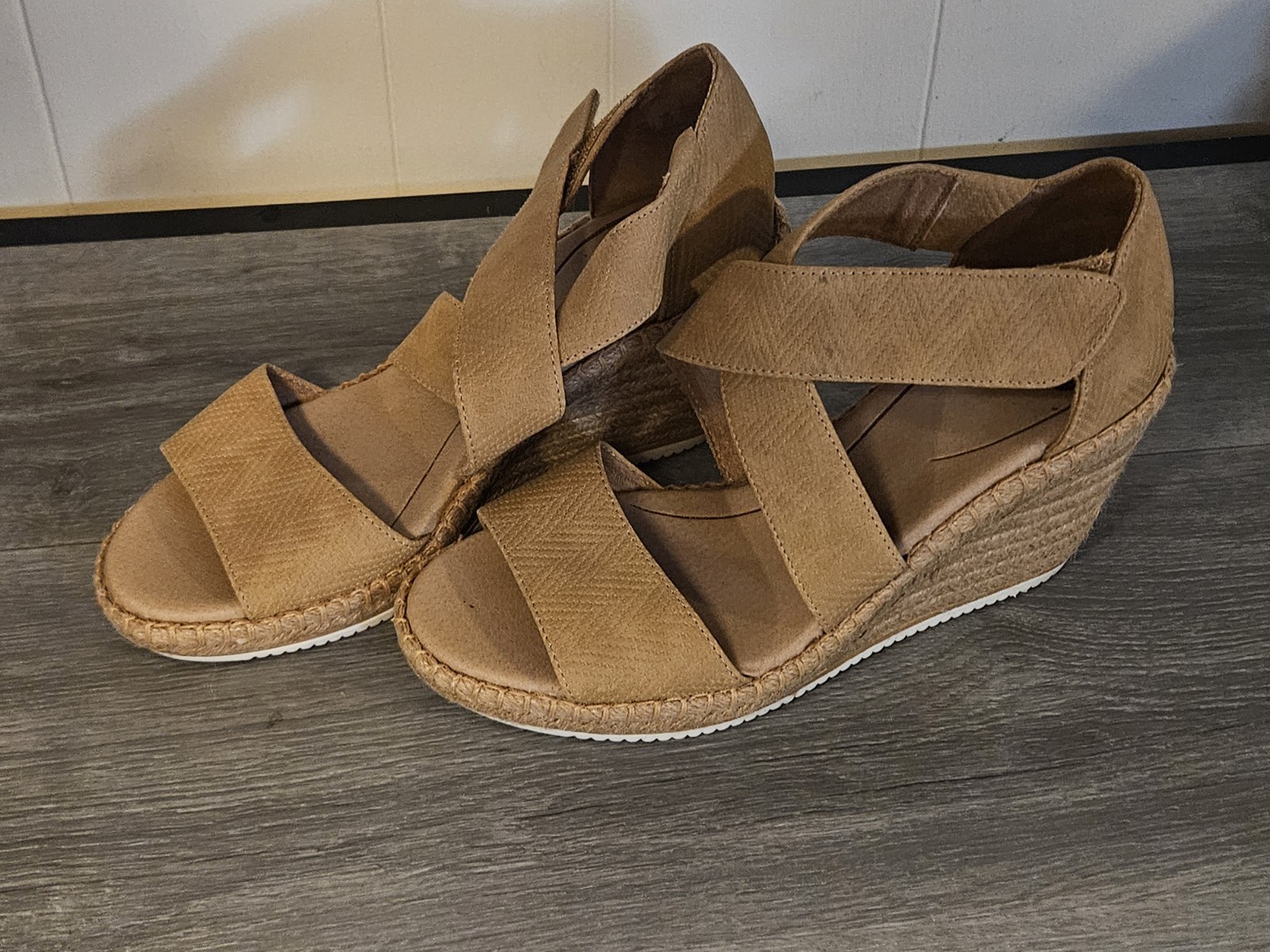 Dr. Scholl's Women's Vacay Nude Wedge Sandal, Size 9.5