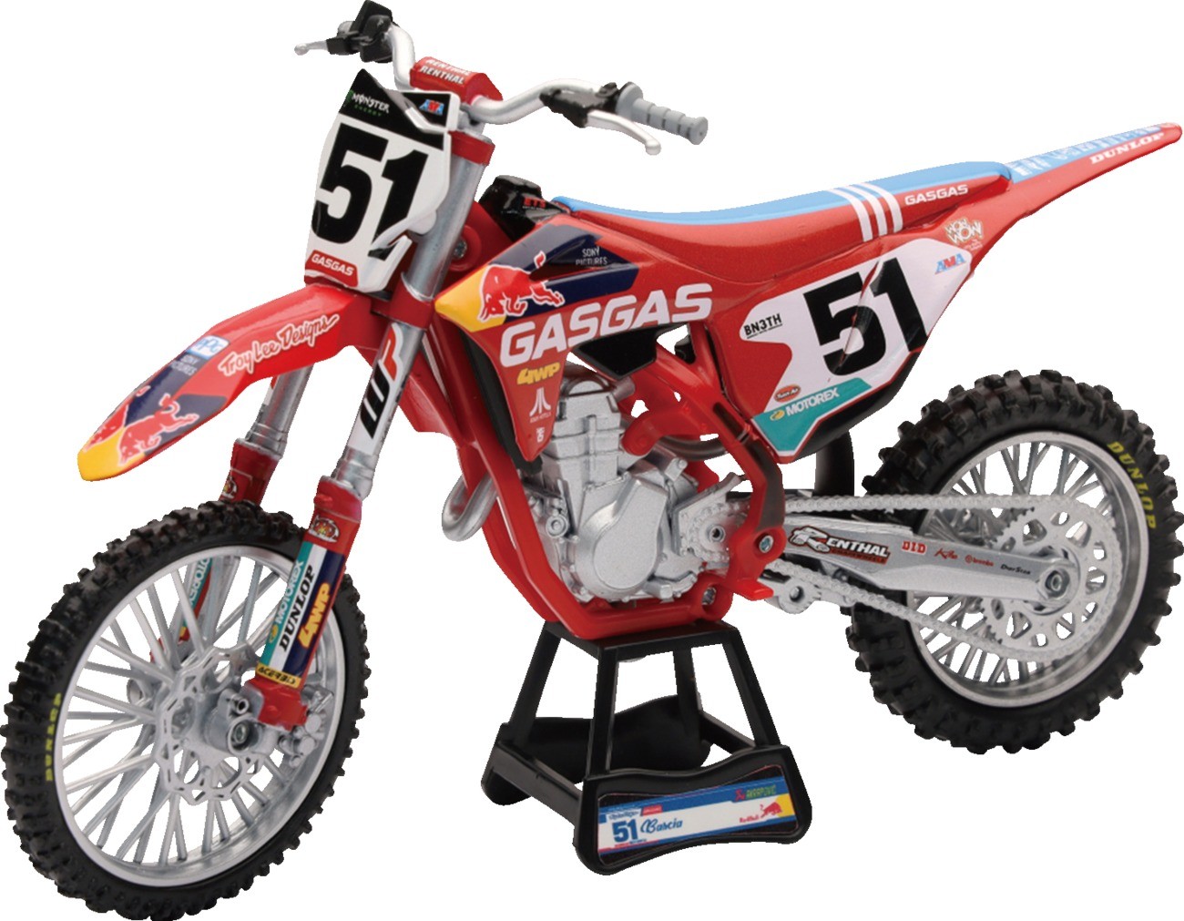 1:12 Scale Red Bull GasGas MC 450F Barcia Replica by New Ray New Ray Toys 58303