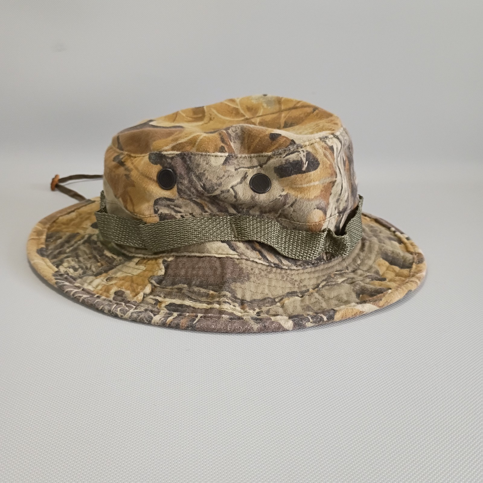 Broner Size 7.25 Camo BONNIE Hat Wide Brim Outdoor Tactical Hunting Fishing Cap