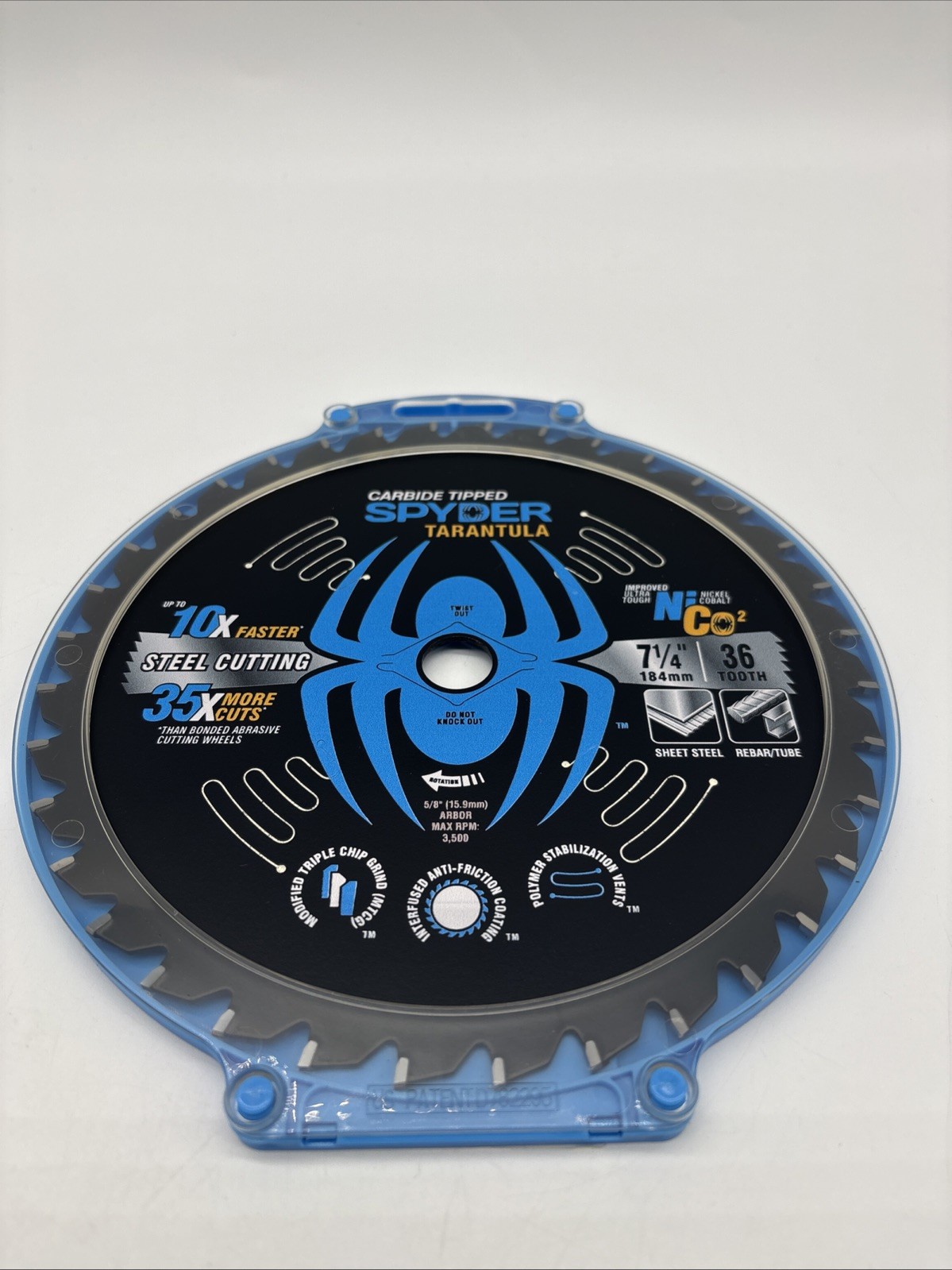 Spyder 13501 7-1/4 in 36 -Tooth Tungsten carbide-tipped steel