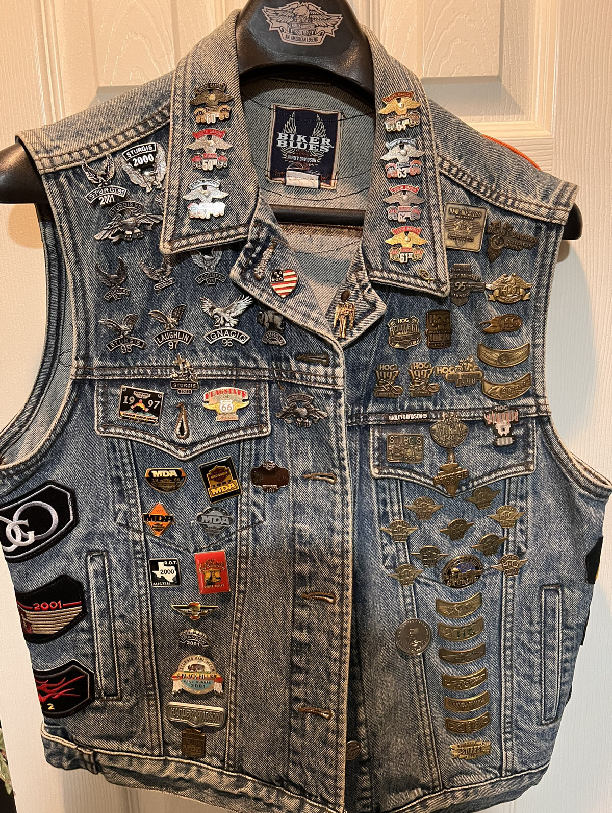 Incredible Harley Davidson Pin and Patch Collection!! Many Sturgis Pieces!!