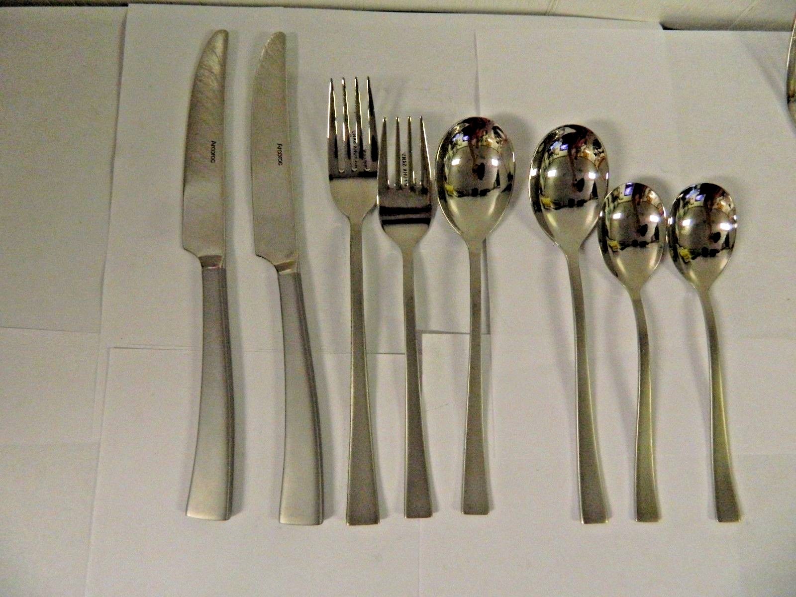 Arcoroc Latham  8 pc Flatware Set  18/10 Stainless NEW