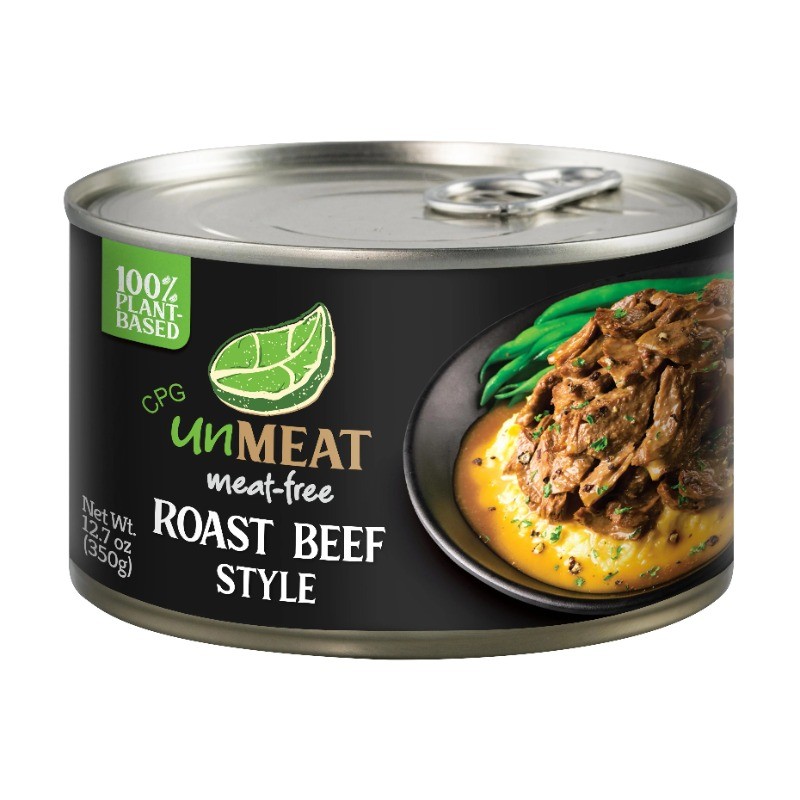 (2 pack) CPG unMEAT Roast Beef Style, 12.7 oz Can