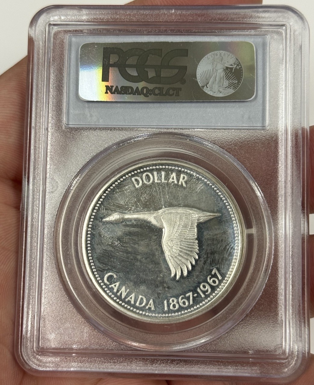 1967 CANADA Silver DOLLAR NGC PL-65 #2431