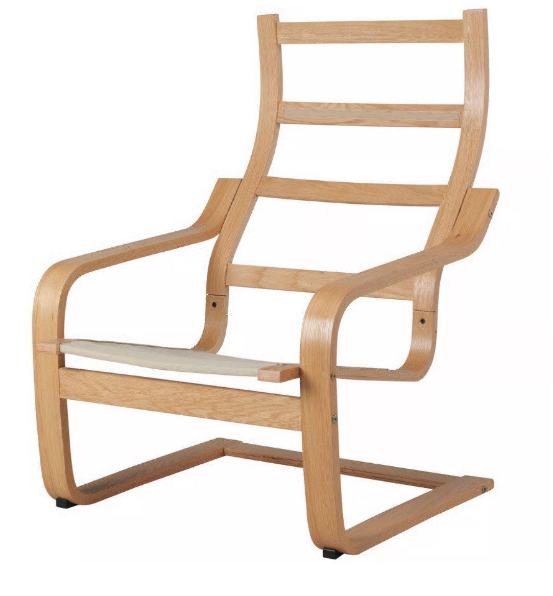 Brand New Ikea POANG Armchair Frame (Only Frame), oak veneer, 500.547.26, New