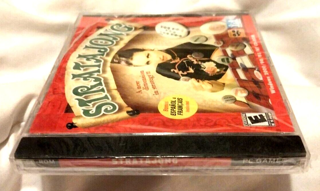 Stratajong PC CD Stratego & Chess Capture Enemy Castle Pawn Board Game! New!