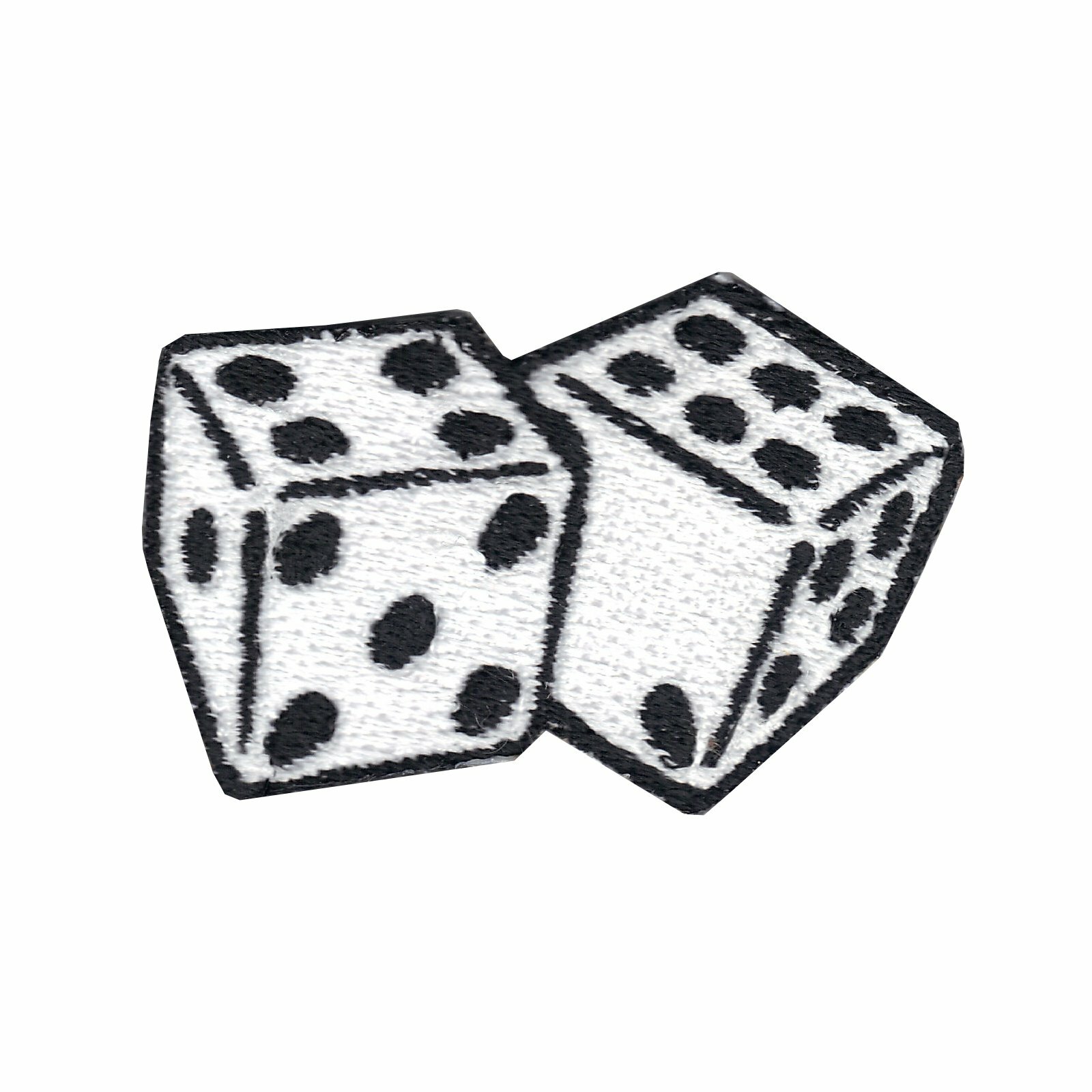 Dice DIY Iron On Embroidered Applique Patch
