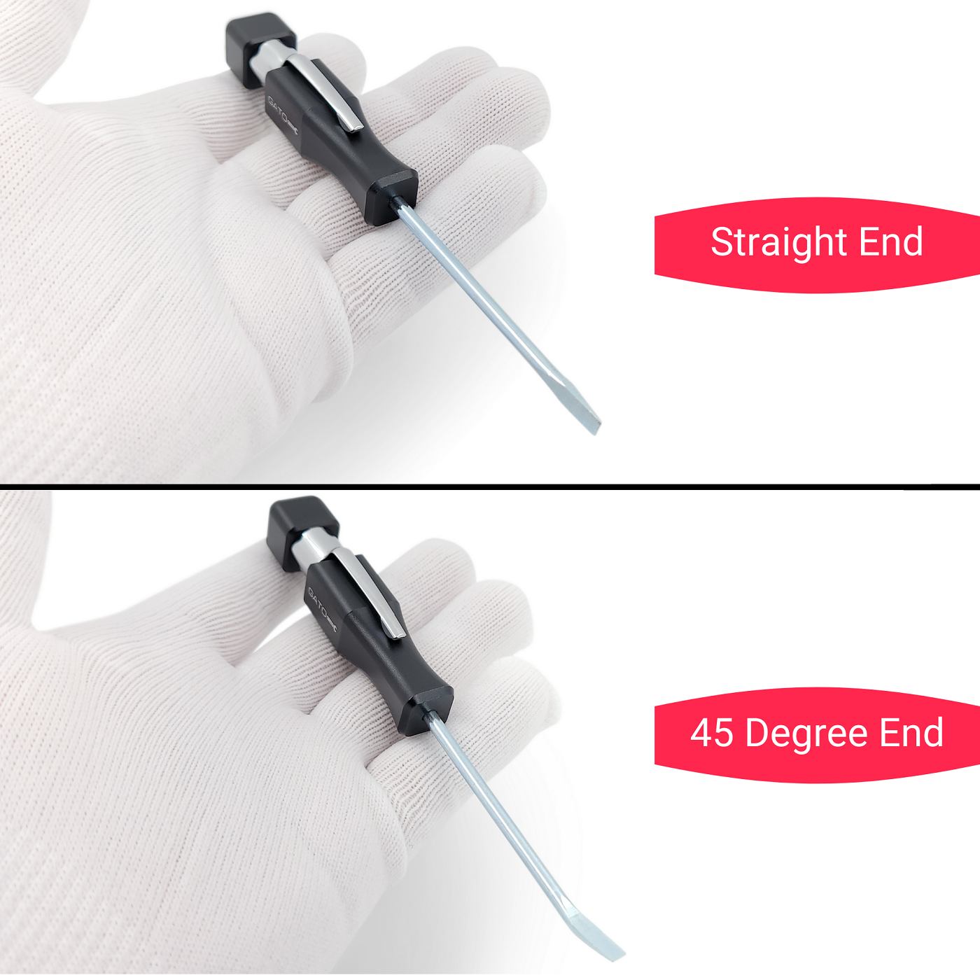 Pocket Mini Pry Bar Tool with Clip and Magnet - Gato Tools