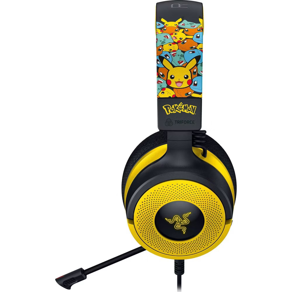 Razer Kraken V4 X Wired Gaming Headset Pokemon Kanto Starters Edition