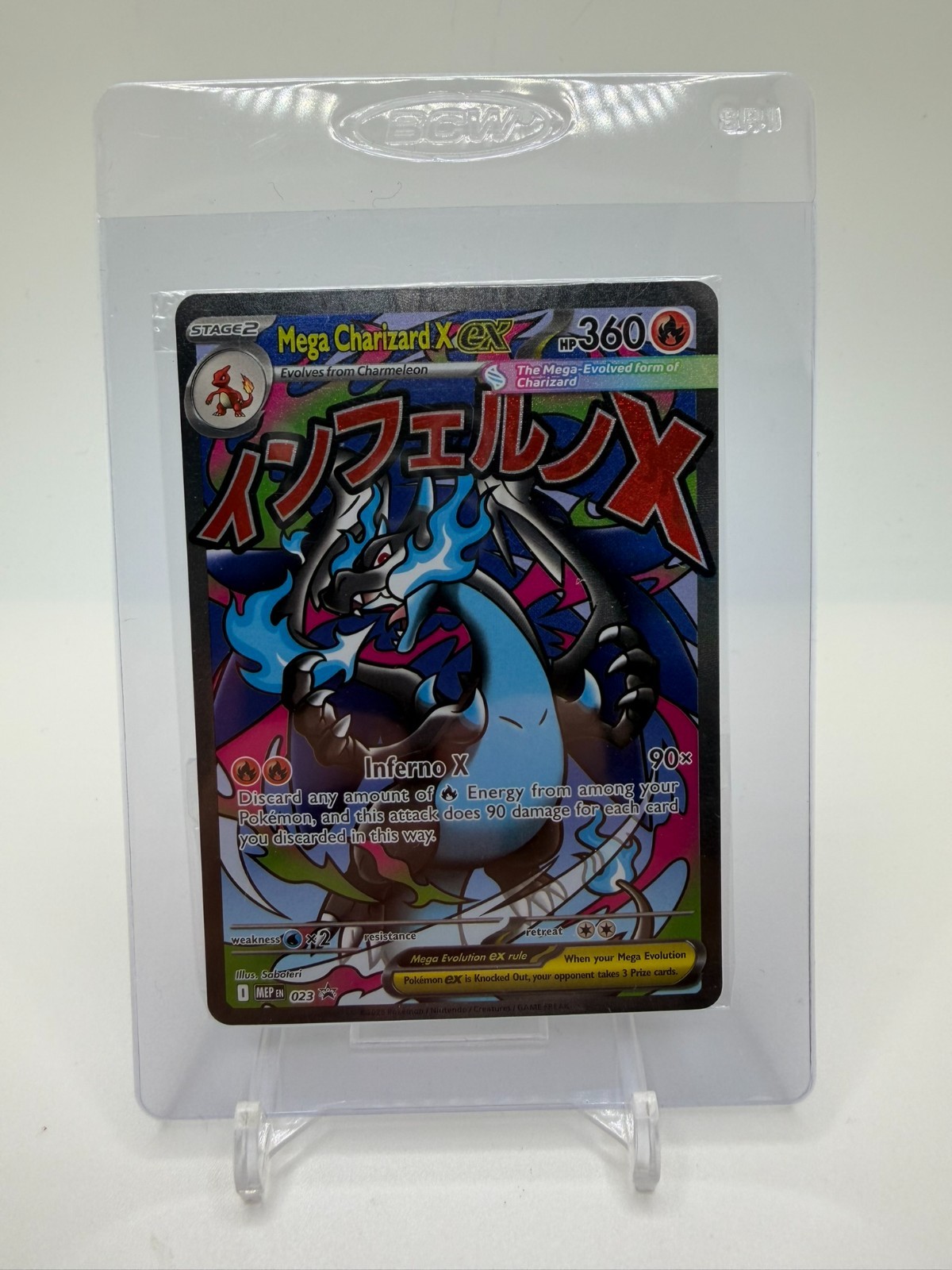 Pokemon Mega Charizard X ex 023 + Oricorio ex Phantasmal Flames UPC Promo Sealed