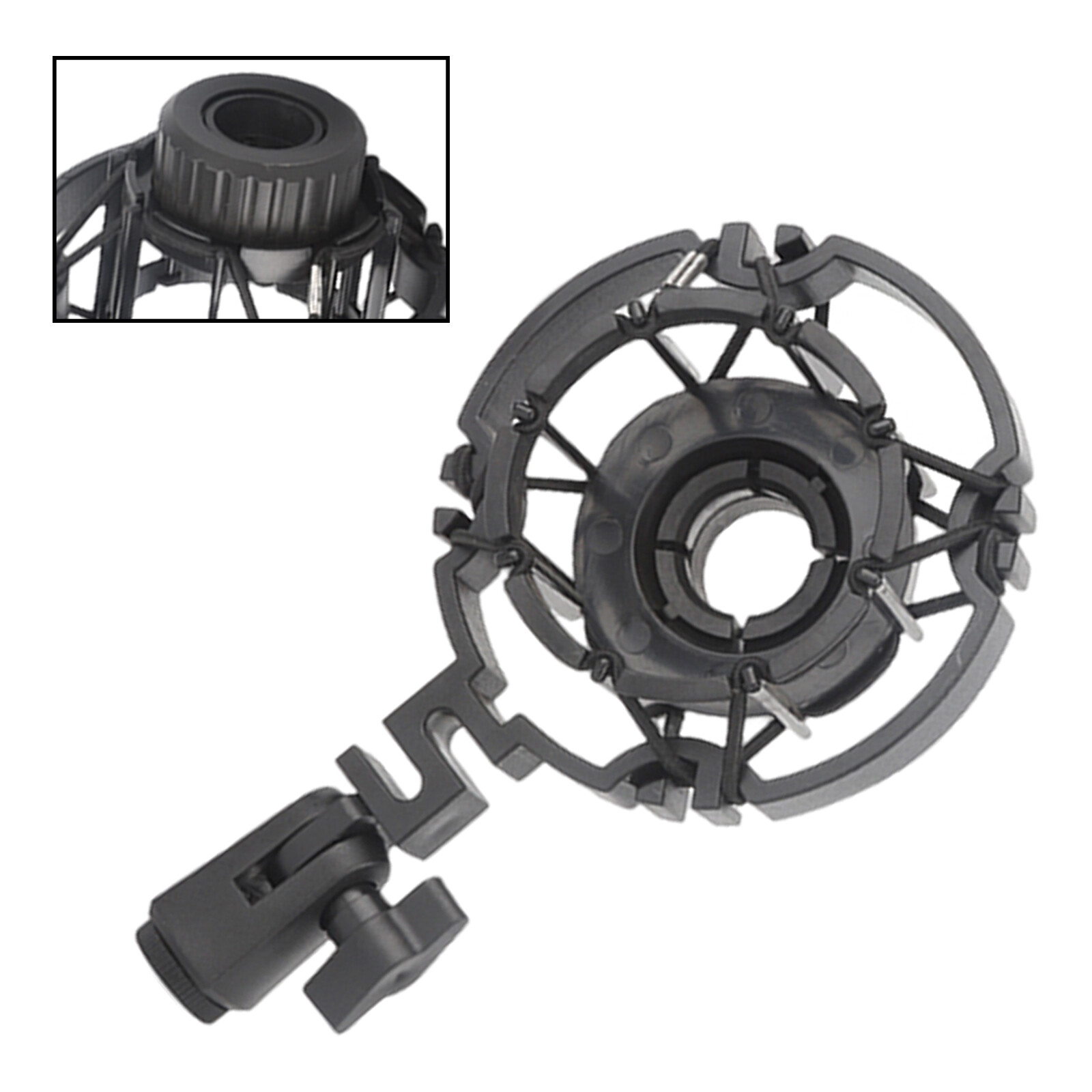 Microphone Shock Mount Stand Clip For AKG H-85 C2000 C3000 C4000 C414 2021'tB