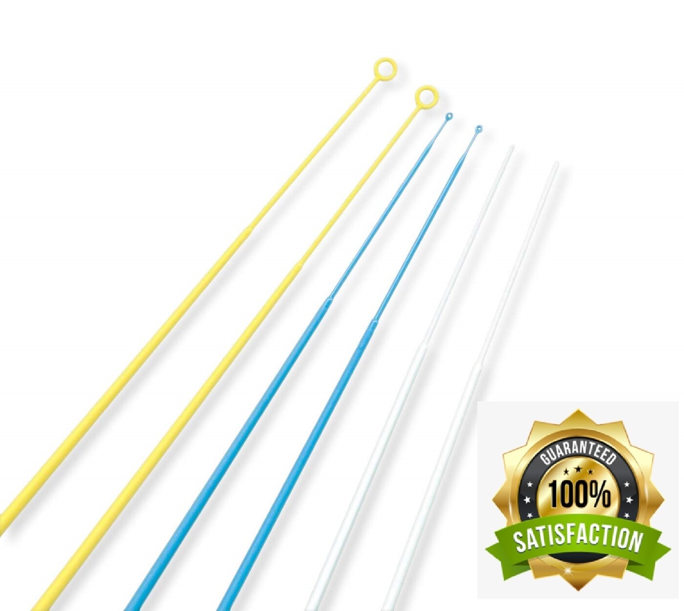 Sterile Disposable Inoculating Loops and Needles Individually Wrapped Pack of 10