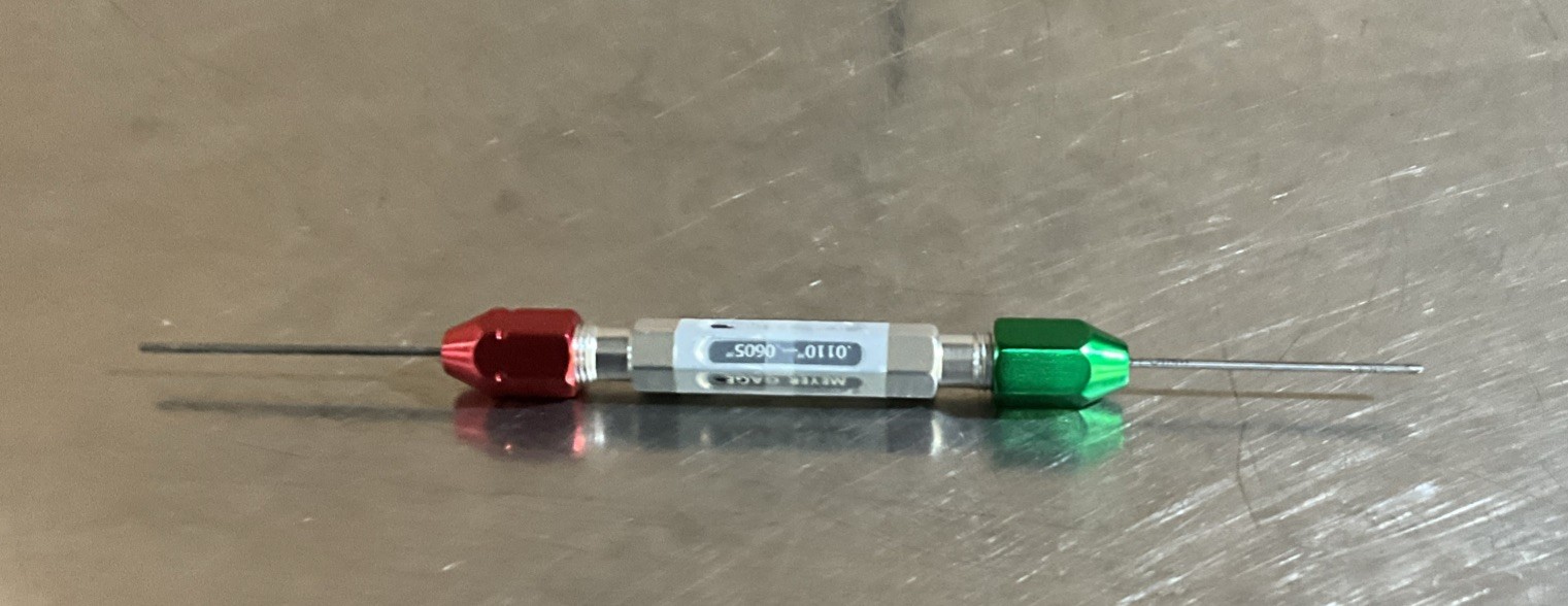 Meyer  Gage  Go No Go Pin Gauge       .0625 - .0635