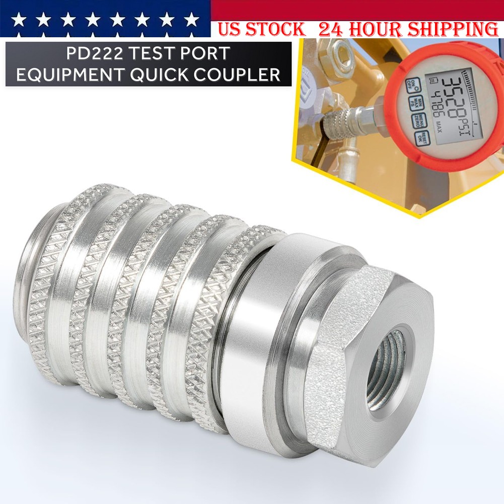 PD222 Test Port and Diagnostic Equipment Quick Coupler with Female Pipe Thread