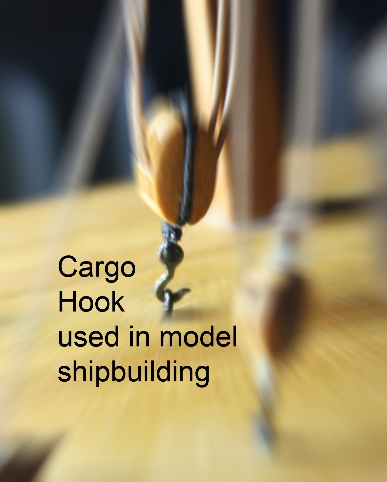 Scale Model Cargo/Rigging Hooks Assortment / 3 sizes 1 Lot=16 hooks Brass USA