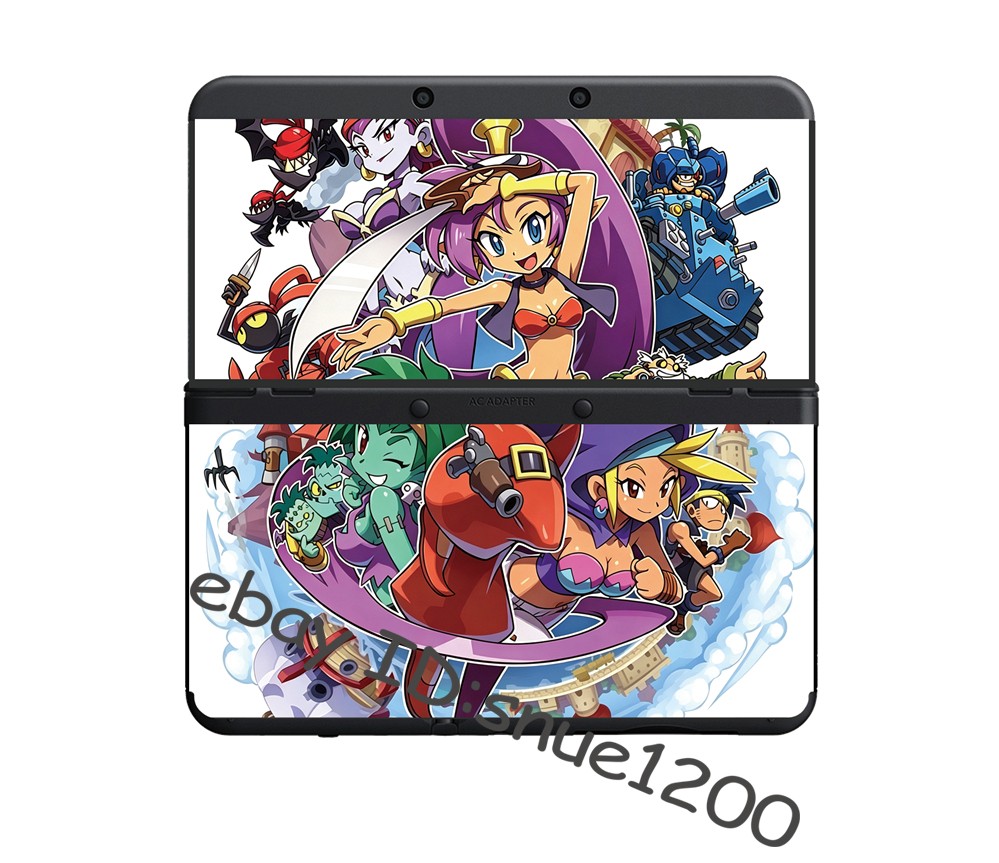 Shantae WayForward Replacement Cover Plate Faceplate Shell case New Nintendo 3DS