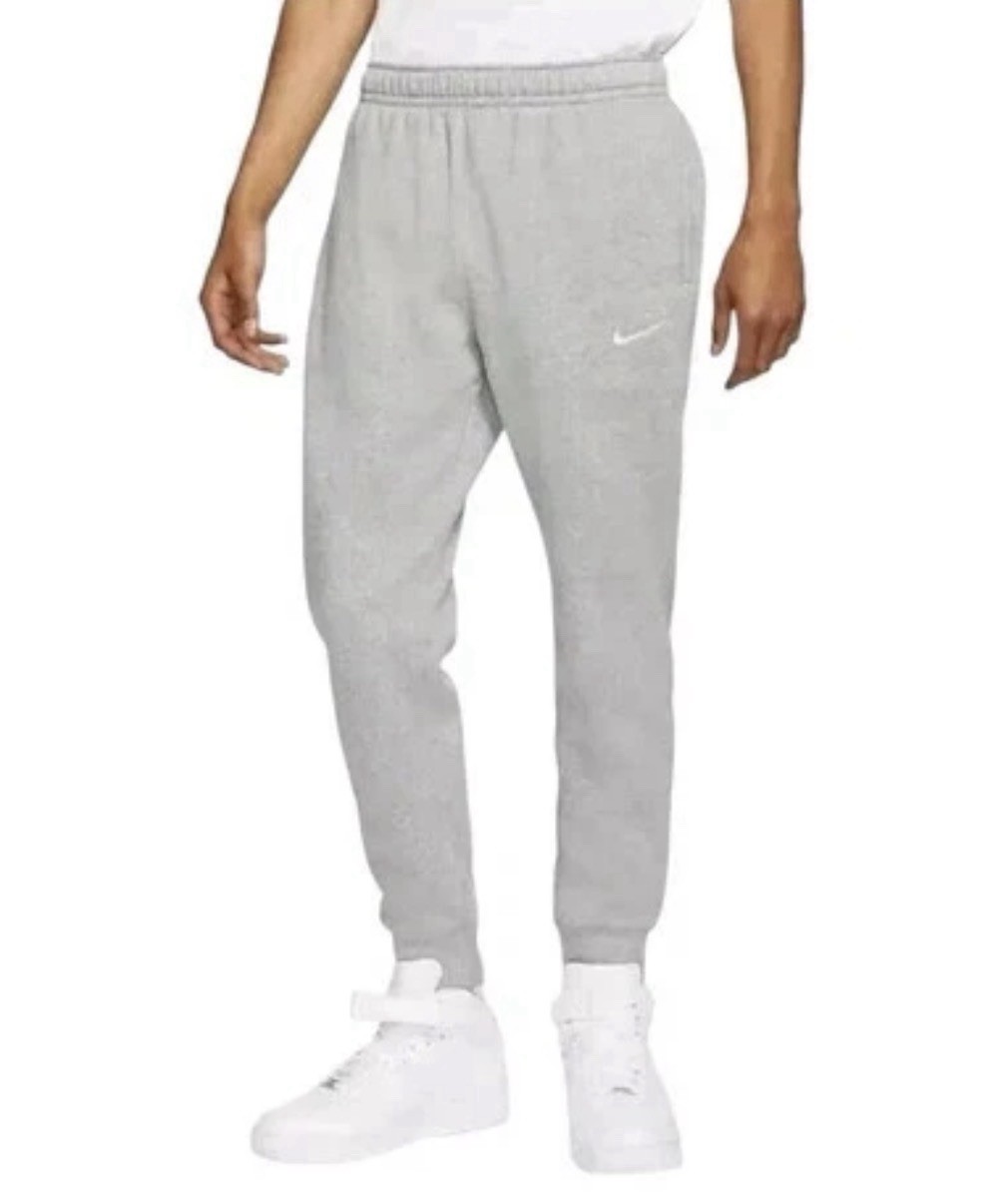 Nike Men’s SIZE M Gray Fleece Lined Sweatpants Standard Fit JOGGER 716830-063