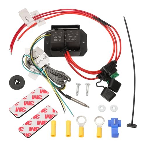 12V 24V Digital Radiator Fans Controller Switch Adjustable Temperature Range