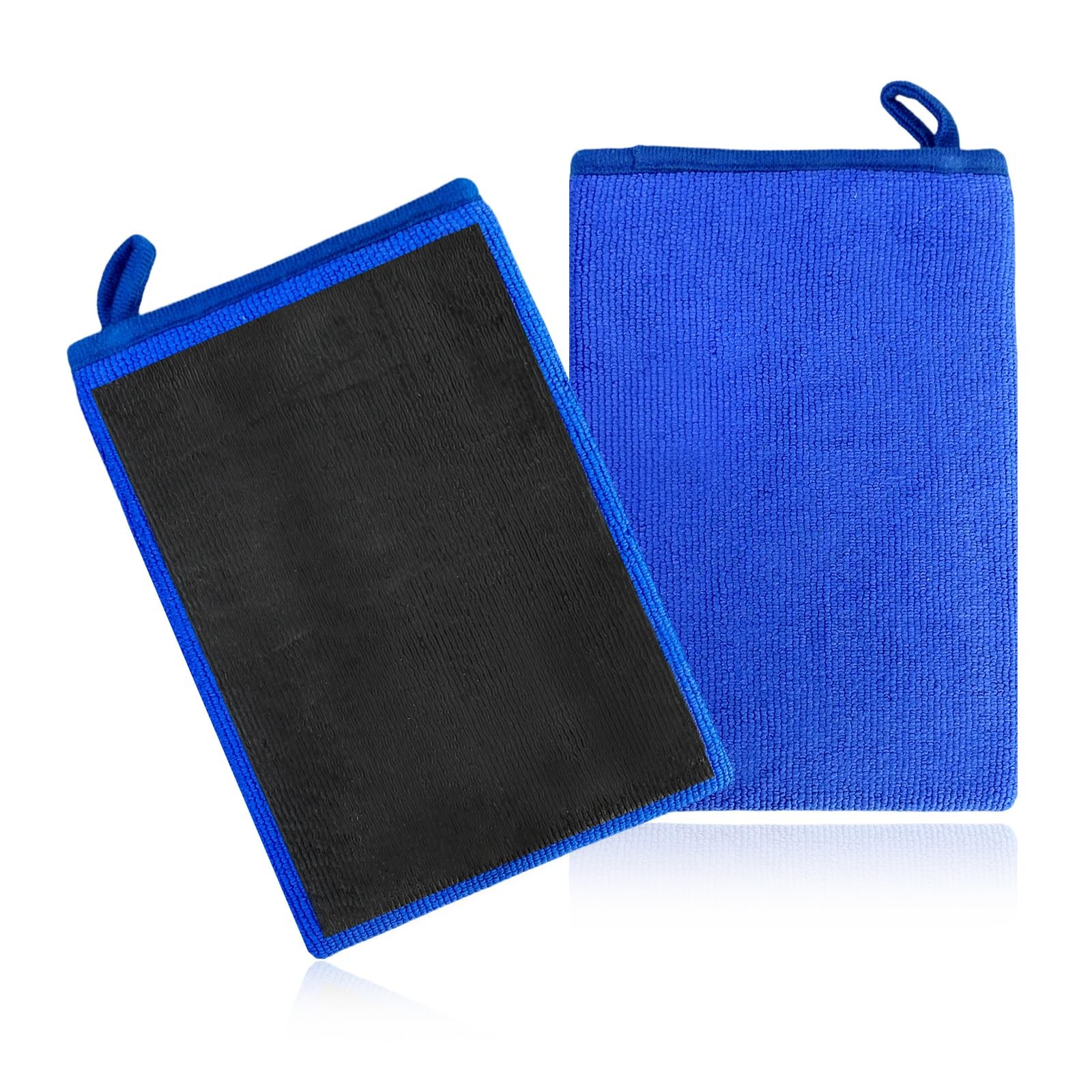 2 PCS Clay Mitt, Fine Grade Microfiber Claying Bar Glove Car Detailing Towels...